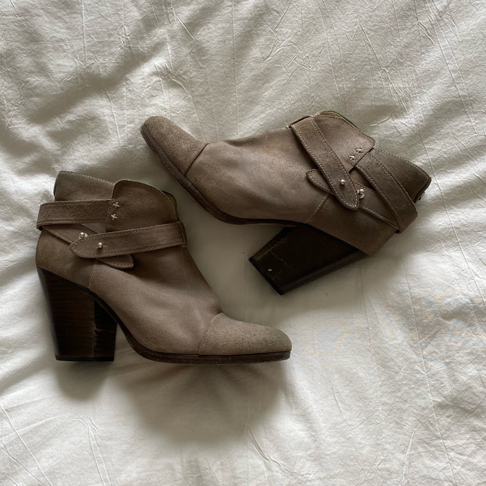 Rag & Bone Harrow Leather Ankle Boots